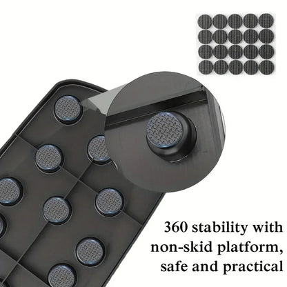 Portable Push up Board Multifunctional Push up Board Kit, Foldablefitness Equipment Suitable for Chest, Abdominal,Arm/Back Tra