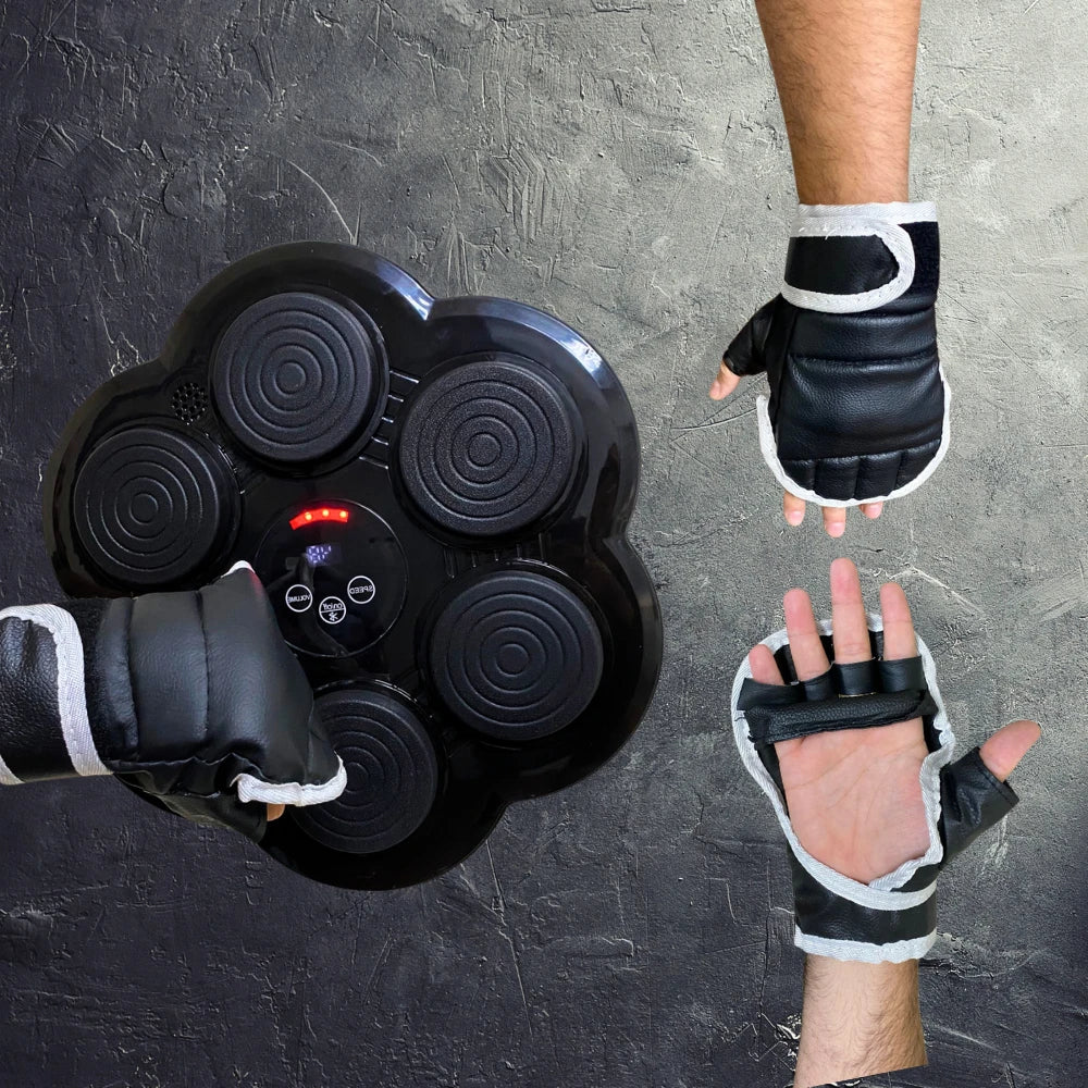 Smart Boxing Machine Punch with Boxing Glove Smart Bluetooth Music Wall Target for Home Workout