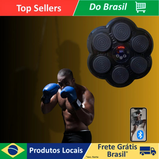 Smart Boxing Machine Punch with Boxing Glove Smart Bluetooth Music Wall Target for Home Workout