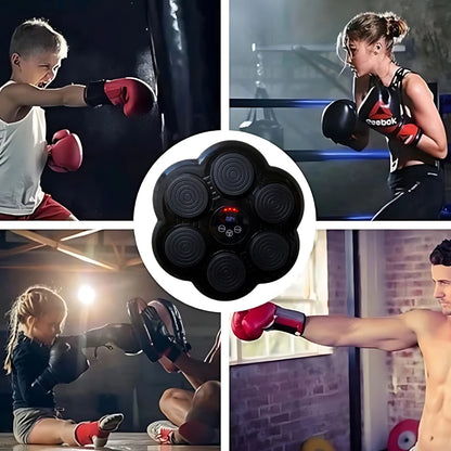 Smart Boxing Machine Punch with Boxing Glove Smart Bluetooth Music Wall Target for Home Workout